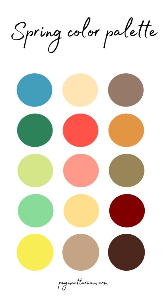 spring color palette, what colour clothes suit me
